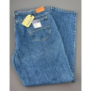 NWT Bills Khakis Men's 5 Pocket Standard Fit Blue Denim Jeans 42 X 32 MSRP $125